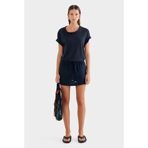 Venroy Lounge Skirt - XS - Navy